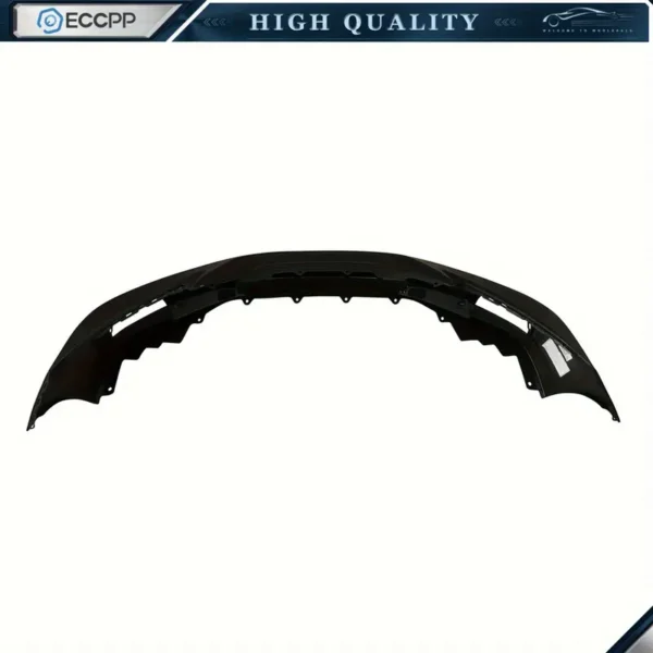 Factory-matched rear bumper for honda civic with integrated reflectors and exhaust trim