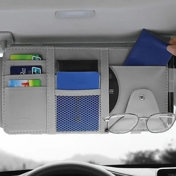 Non-slip dashboard storage tray for cars - keeps phone, sunglasses & small items secure