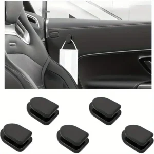 Multipurpose car dashboard mini hooks - Holds masks, keys & Small bags while driving