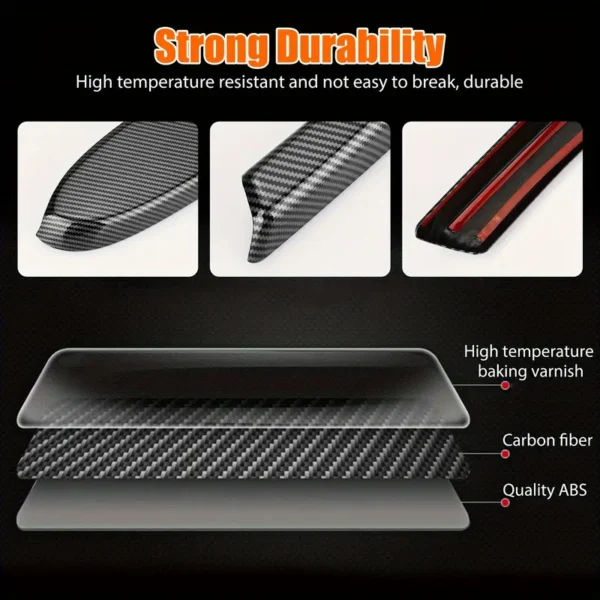 Self-adhesive carbon fiber armrest cover for Honda Civic 2016–2020, interior door panel trim that protects against wear and enhances style, easy to install and ideal for car enthusiasts.