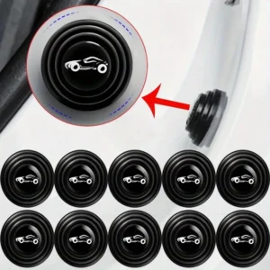 20pcs car door shock-absorbing pads with silent adhesive tape and anti-collision rubber strips for soundproofing and door protection