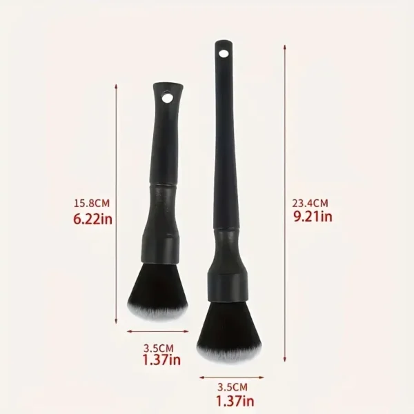 4pcs Soft Bristle Car Interior Detail Brushes for Dust Cleaning - Image 4