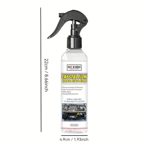 Engine bay cleaner and shine protector for deep degreasing and heavy oil removal – car engine detailer and decontamination cleaning tool