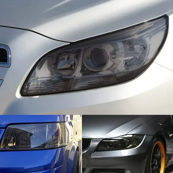 Extra-Wide Car Headlight Protective Scratch-Proof Tint Vinyl Wrap Film - Image 2