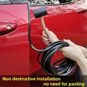 20 Feet car rubber seal trim molding for door edge protection, weatherproof and scratch-resistant with textured design, noise and dust isolation, easy installation, suitable for all vehicle models